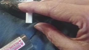 Watch me smoke this Players cigarette and not flick my ash once! Amateur natural smoking woman ? Please support and maybe I can get a better phone?