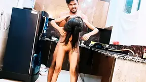 Desi girlfriend with giant boobs gets banged by her boyfriend in a hot