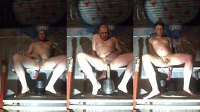 long webcam record with multiple toys. horny on the sauna.