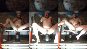 long webcam record with multiple toys. horny on the sauna.
