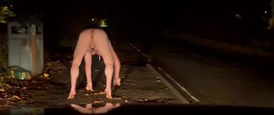 Strip naked and spreading my cheeks