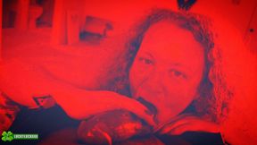 Lucky Gurl Kween Bunny B - Red Light Special POV Blowjob and Throat Fuck