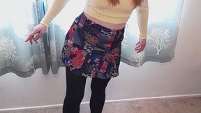 Giantess Lily Kink toy car crush of a 1969 Oldsmobile Hurst in Nylons then in big mega wedges Full Body view