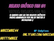 Relato Fan #1 - Audio Erótico GAY ESPAÑOL