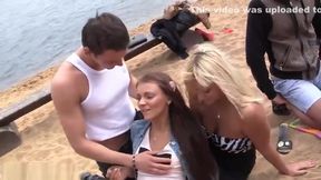 Outdoor porn video featuring Olie, Bianca and Savannah