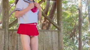 Pai-chan's Spring Outdoor Striptease Part 2