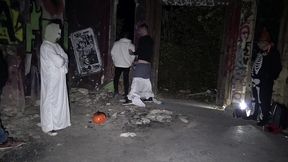 fucked in the night during the halloween night