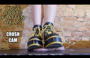 Cum Stomped from Broken Cock & Balls under Huge Rave Boots **CRUSH CAM version**