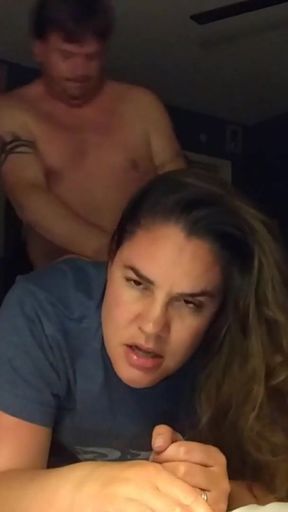 Must-see moment from &quot;Wife wakes up husband to be fucked and creampied&quot;