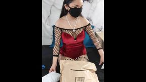 Latina Youtuber has nip slip on cam and is sent a giant dildo by her subs | Princess Bitty | ep 3