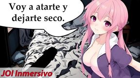 Joi Extremo, Una Loca Te Ata Y Te Folla Sin Parar. Rol Hentai Con Voz En Espanol