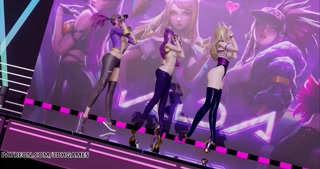 [MMD] LAYSHA - Chocolate Cream Hot Striptease Ahri Akali Kaisa Evelynn KDA League of Legends