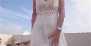 Join me today &amp;amp see me rubbing off masturbating outside on my balcony