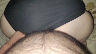 Getting fucked with my panties on. Μου χύνει το βρακάκι μου