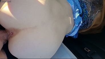 Petite Stepsister Paid her Uber Driver with her Mouth, Tight Pussy, and Anal Creampie.