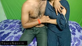 Naughty Bhabi Fucked With Her Debor On Bed .