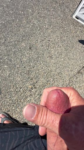 Cumming in the road