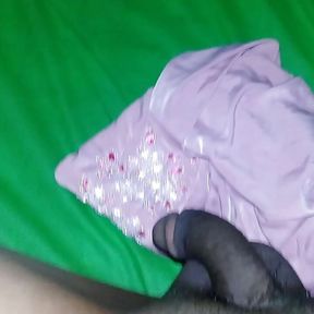 Gesek gesek kain hijab tudung horny