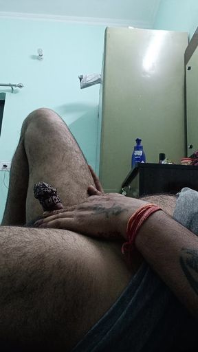 Indian desi man enjoy shower and sex