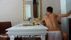 Amateur Russian Alina Takes It in the Ass and Swallows a Load