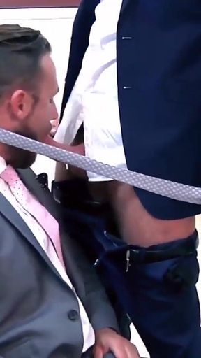 MENATPLAY - Businessman Johan Kane fucks Logan Moore in office