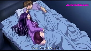 Stepsisters seduce stepbrother in anime hentai