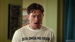 Pledge Daddy Chokes Jock Cock Gushes Massive Facial Destroyed