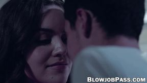 Naughty&#x1F608; Freya Parker lets her intruder savor her bushy pussy&#x270C;