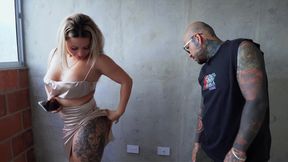 I find out that my new neighbor is a porn actor and we end up fucking in his new apartment