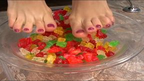 she has feet as sweet as her candies