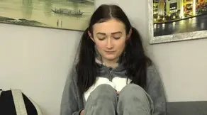 Naughty babe got a hard cock