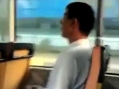 caught jerking off in the bus