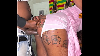 my stepsister texted me her boyfriend not home so this happened