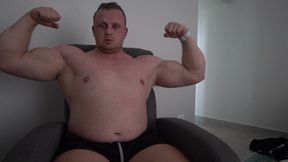 Muscle stud burp fetish action - alpha burping