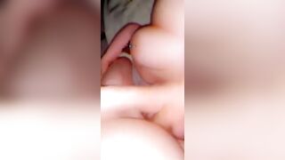 Gothic Bimbo Blows Huge Dick n Nuts while gets Fingering (squirt)