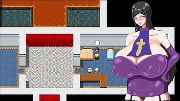 Holy Mother Of God [ Cuckolding Hentai game PornPlay ] Ep.8 wife outdoor cheating blowjob while her husband fight the monsters