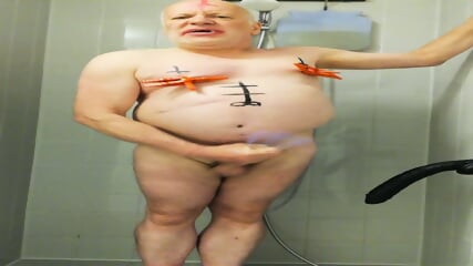 Satan slave is ready for his sex sacrifice ,
