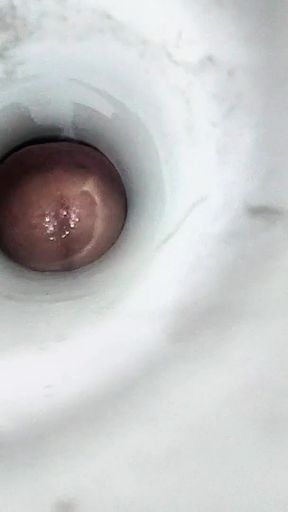CAMERA INSIDE THE VAGINAL PIPE: A LOT OF EJACULATION IN THE VAGINAL PIPE! ASMR BEST 4K YOUNG MAN SPERM SQUIRT   Clip 1