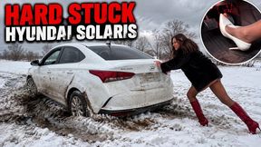 Vika Snow Trouble and Stuck Driving 42 Min pip version