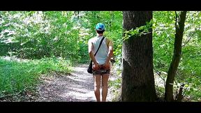 Touching Ass In Forest