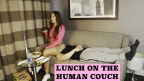 Goddess Jordyn - Eating Lunch On The Human Couch - {SD}