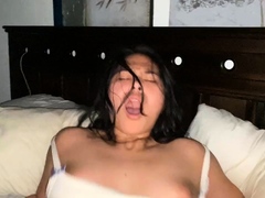 Asian Teen Orgasms on a Paranormal POV Dick