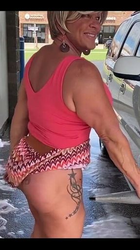 A Little Flashing at the Carwash