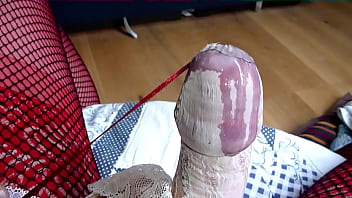 crossdresser extreme  cumshot