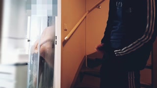 straight roommate caught secretly jerk off while hot guy fuck himself under shower