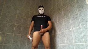 Gozando na Punheta com Pau Bem Duro
