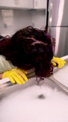 bbc in the kitchen, throat and creamy fuck