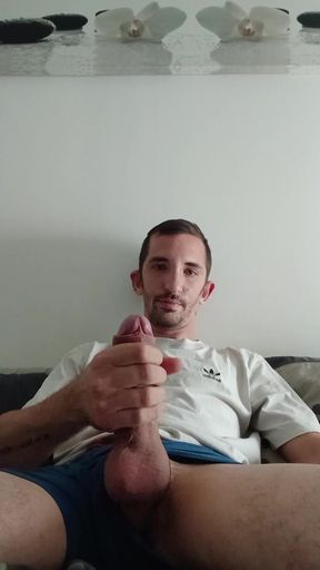 XXL of a young guy with big cumshot
