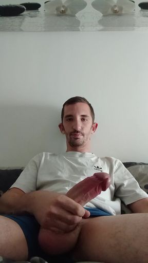 XXL of a young guy with big cumshot