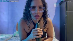 Playing with a Cucumber, Carrot and Vibrator, Thank You for the Support.